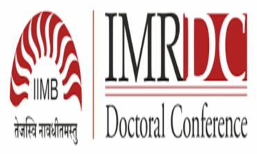 IIMB Management Review Doctoral Conference