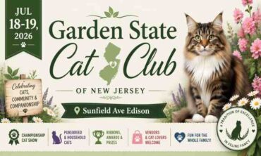 Garden State Cat Club of New Jersey Sunfield Ave Edison NJ 2026