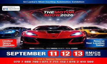 The Motor Show 2026 Sri Lanka
