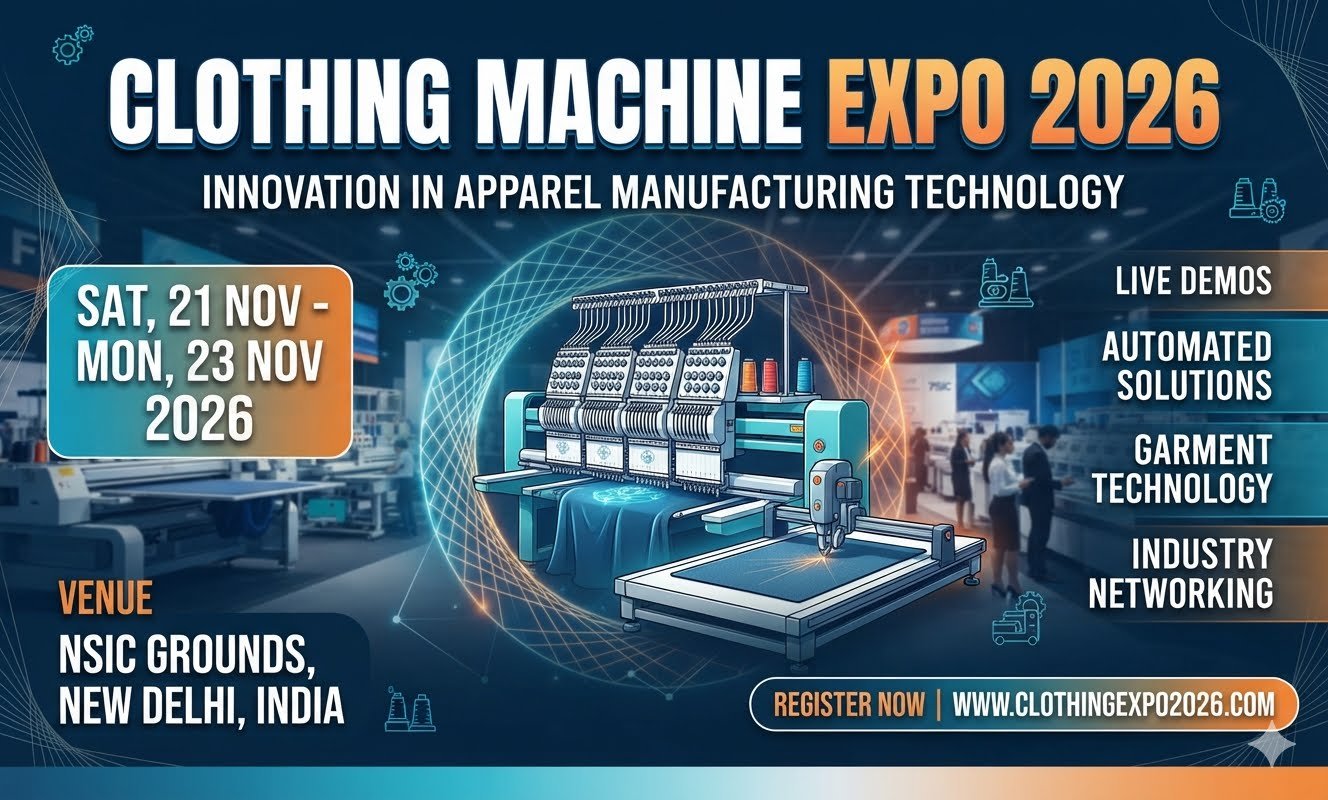Clothing Machine Expo 2026 in New Delhi India