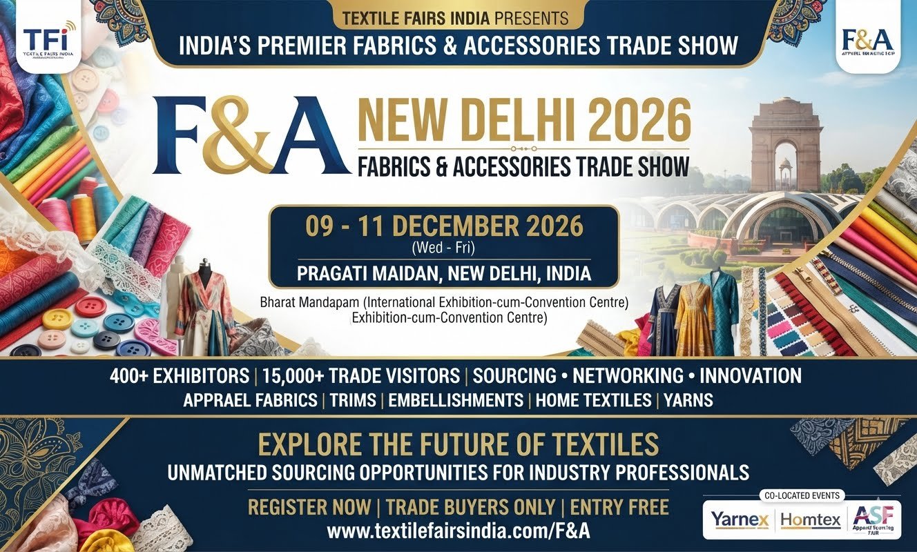 F&A - Fabrics & Accessories Trade Show New Delhi 2026