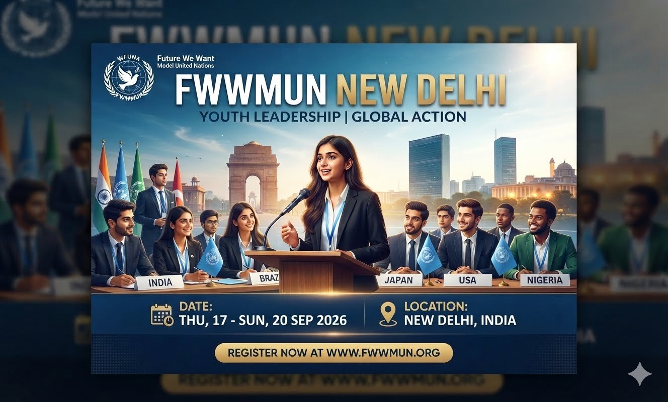THE WORLD’S LARGEST YOUTH DIPLOMACY & LEADERSHIP SUMMIT ARRIVES IN NEW DELHI!