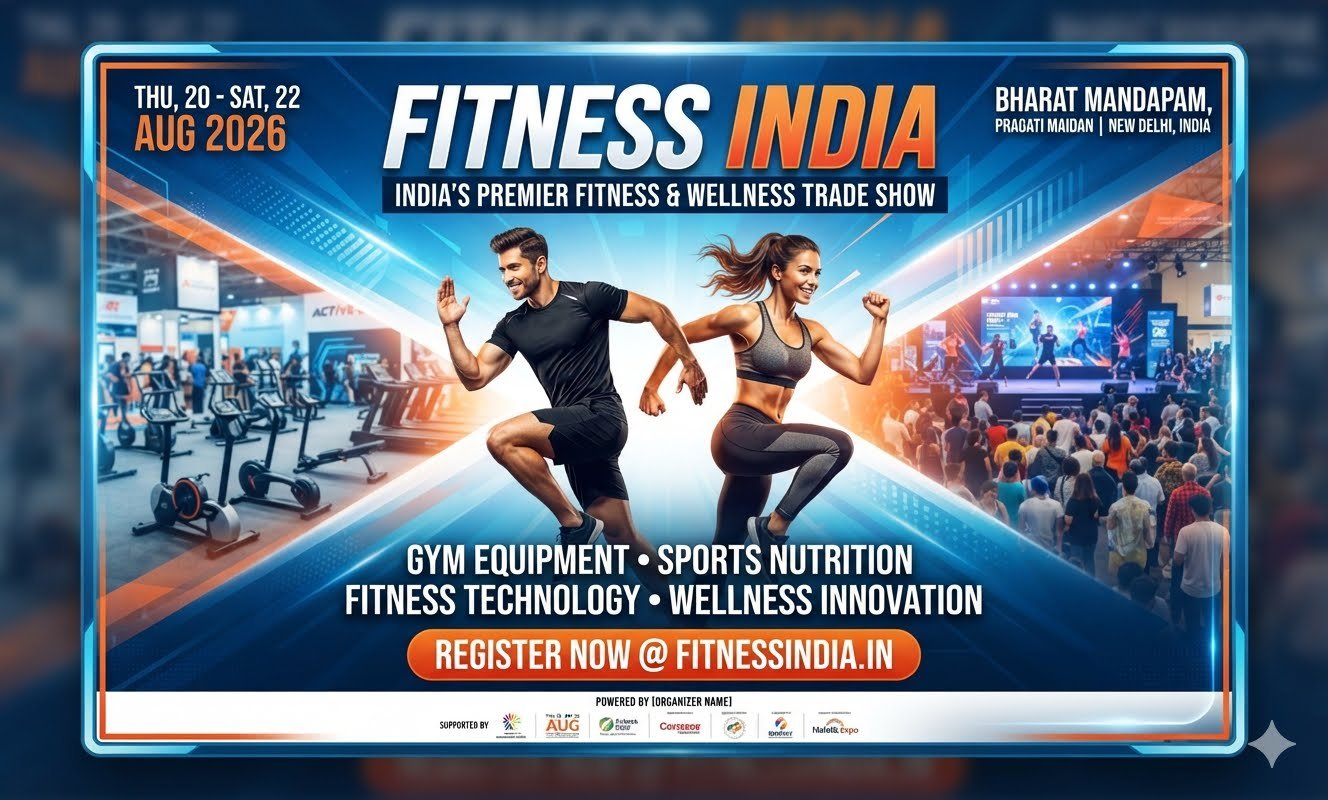 NDIA’S PREMIER HEALTH, WELLNESS & GYM INFRASTRUCTURE SHOWCASE ARRIVES IN NEW DELHI!