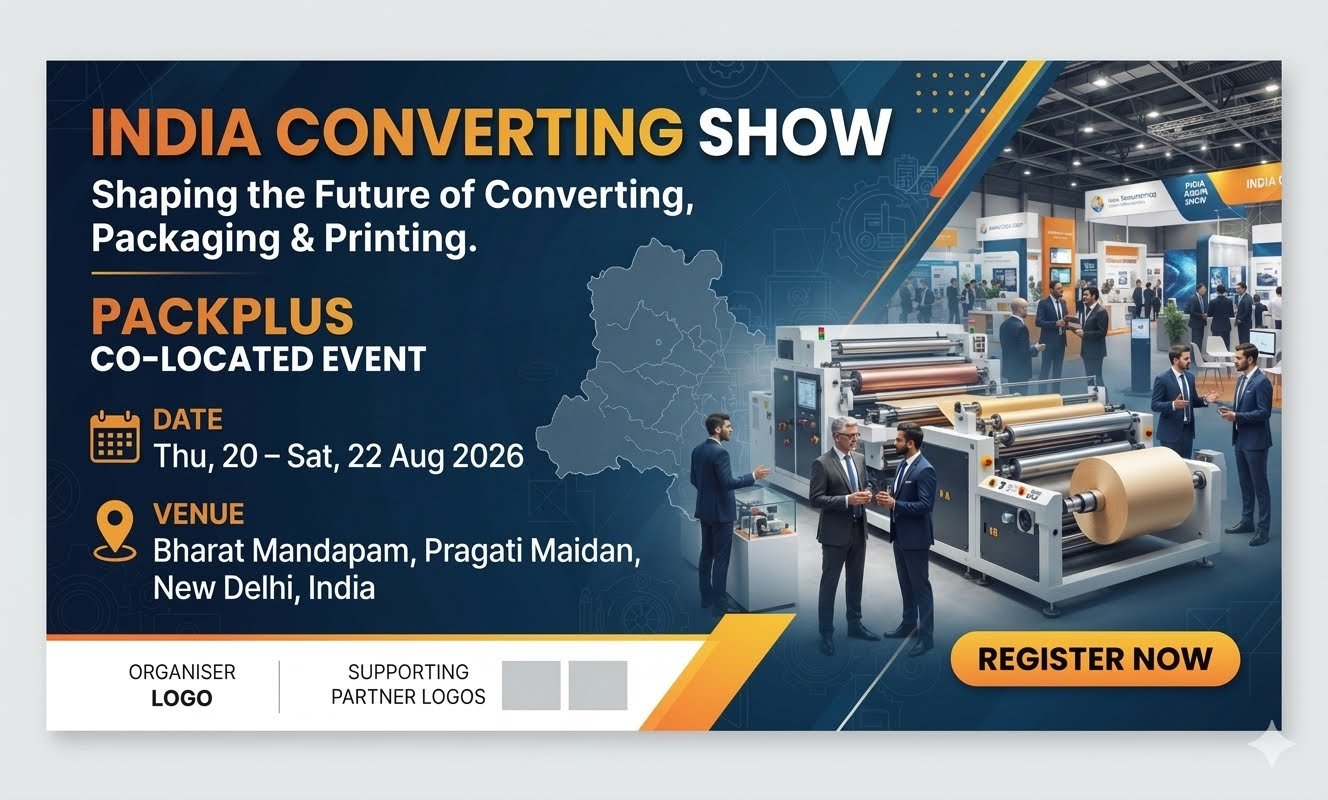 INDIA’S PREMIER CONVERTING, PRINTING & PAPER PROCESSING SHOWCASE RETURNS TO NEW DELHI!