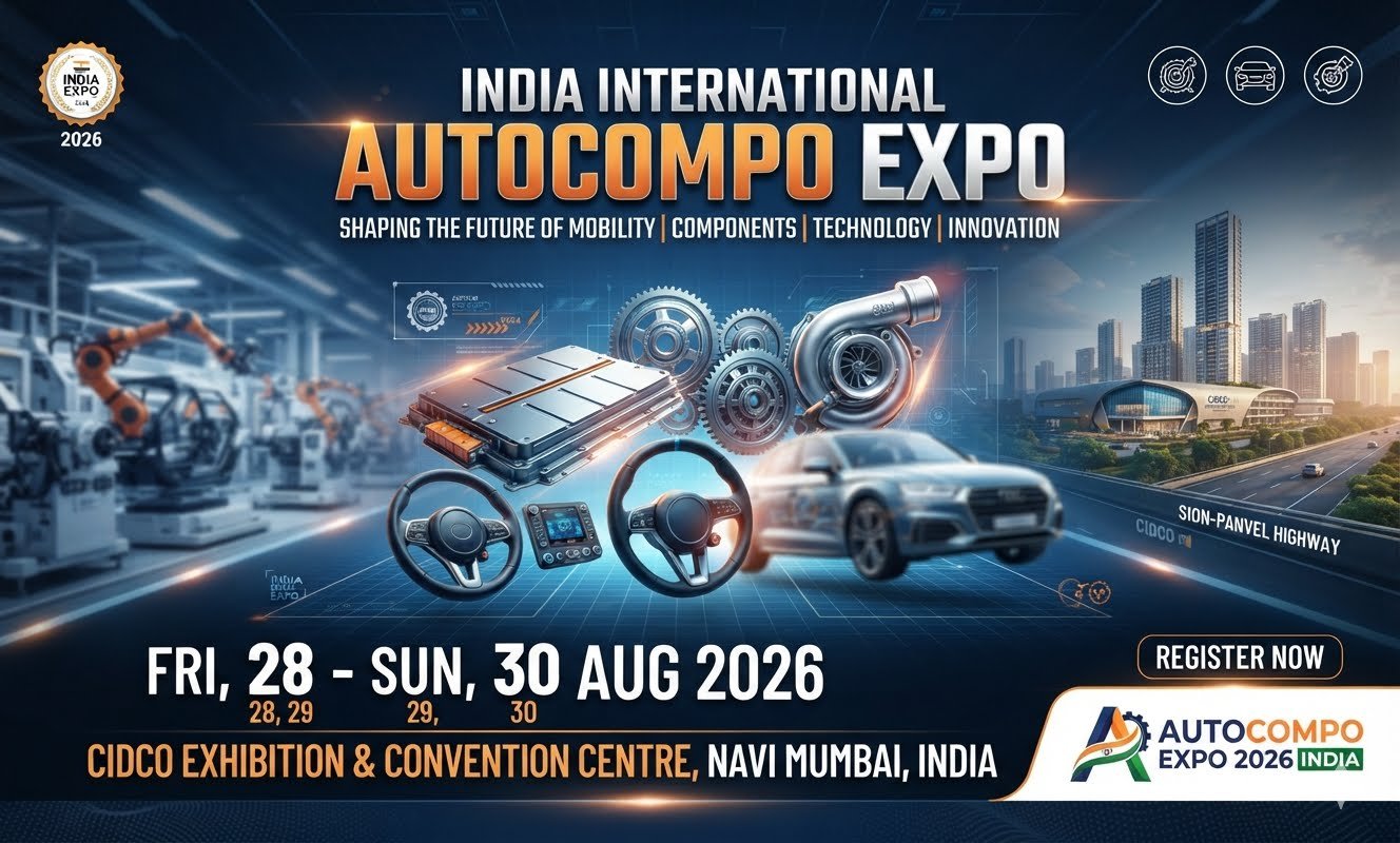 INDIA’S PREMIER AUTOMOTIVE COMPONENTS & MANUFACTURING TECHNOLOGY SHOWCASE ARRIVES IN NAVI MUMBAI!