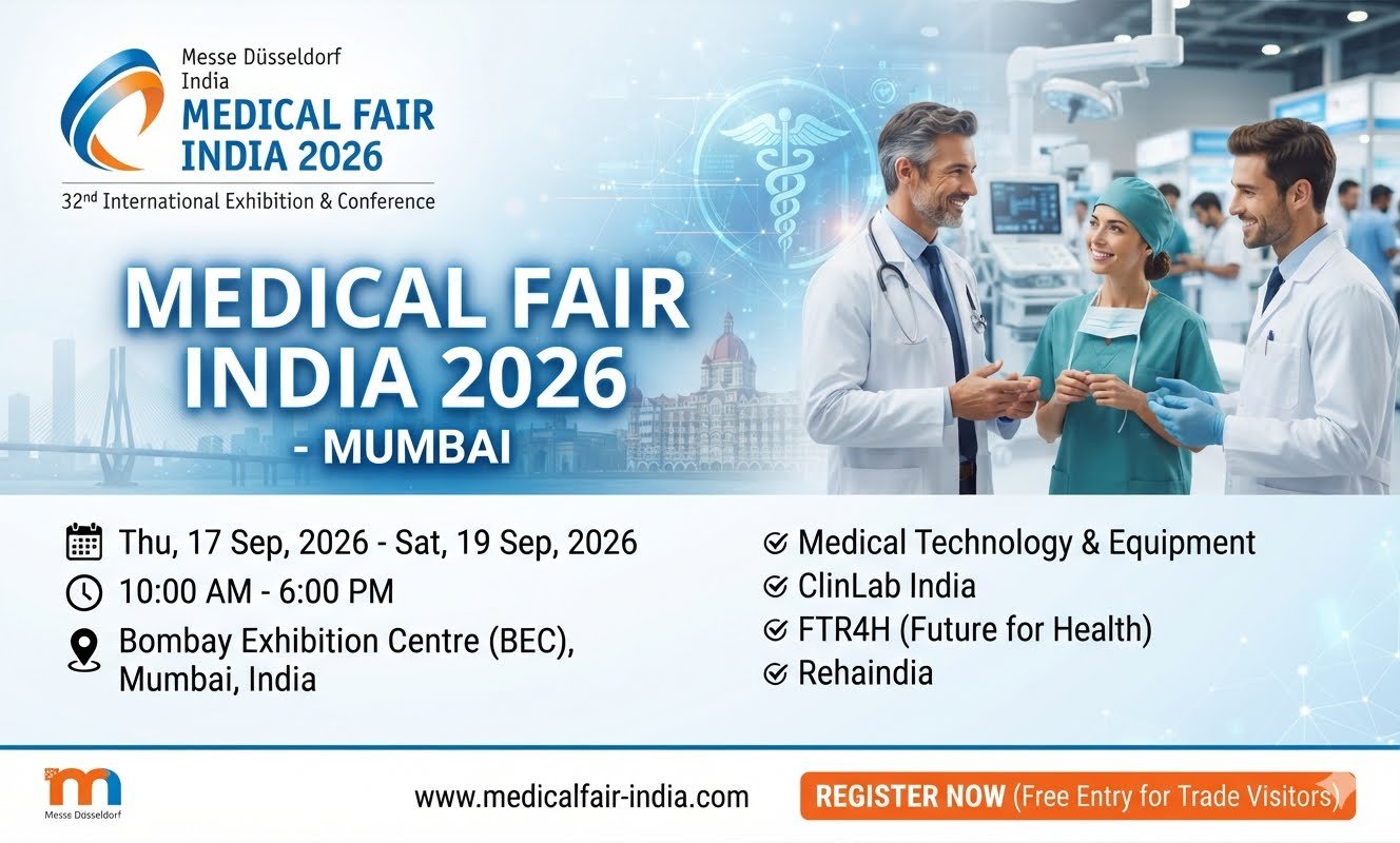 INDIA’S NO. 1 TRADE FAIR FOR HOSPITALS, HEALTH CENTERS & CLINICAL INNOVATION ARRIVES IN MUMBAI!