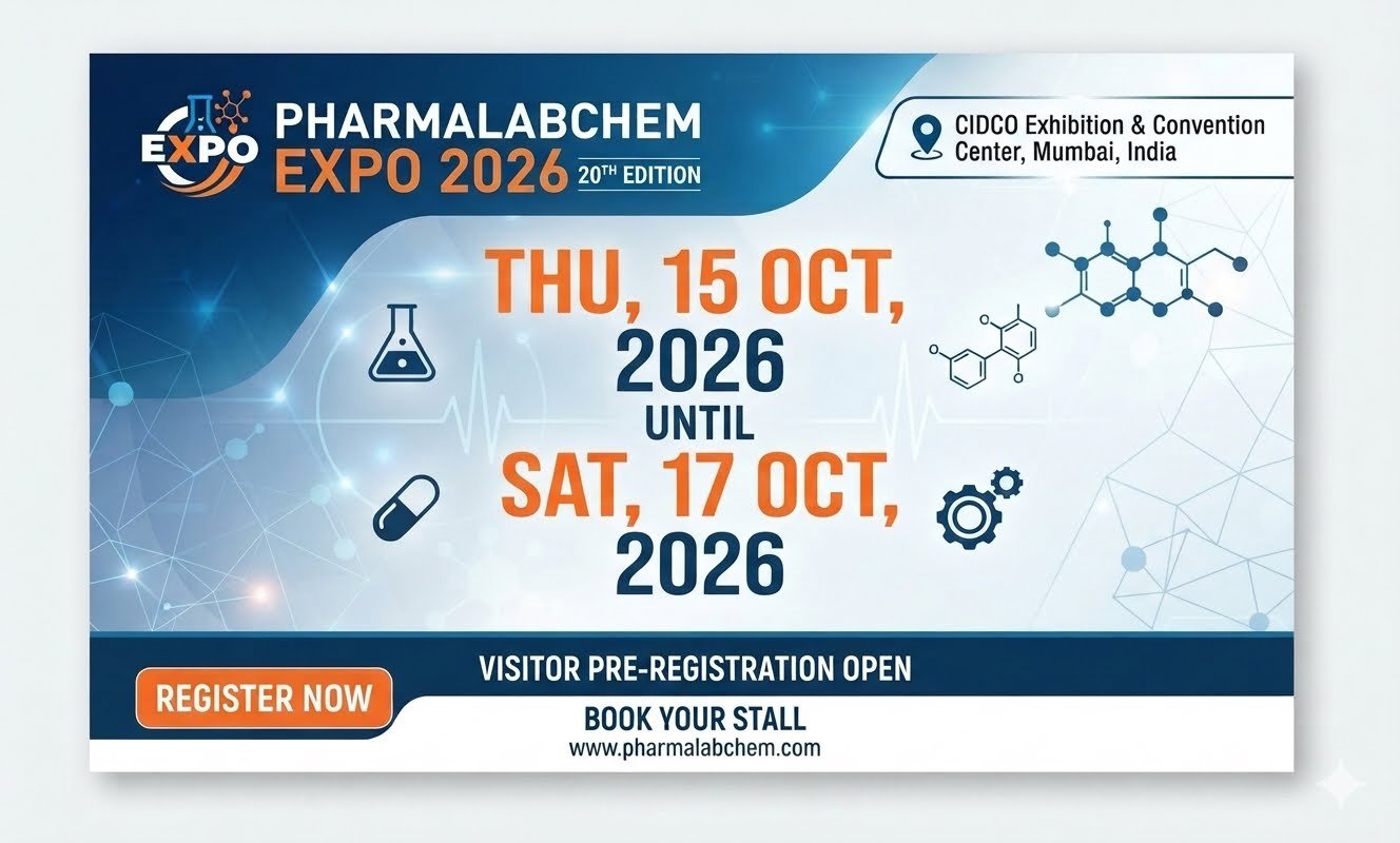 SOUTH ASIA’S PREMIER EXHIBITION FOR PHARMA MACHINERY, LAB INSTRUMENTS & CHEMICAL TECH ARRIVES IN NAVI MUMBAI!