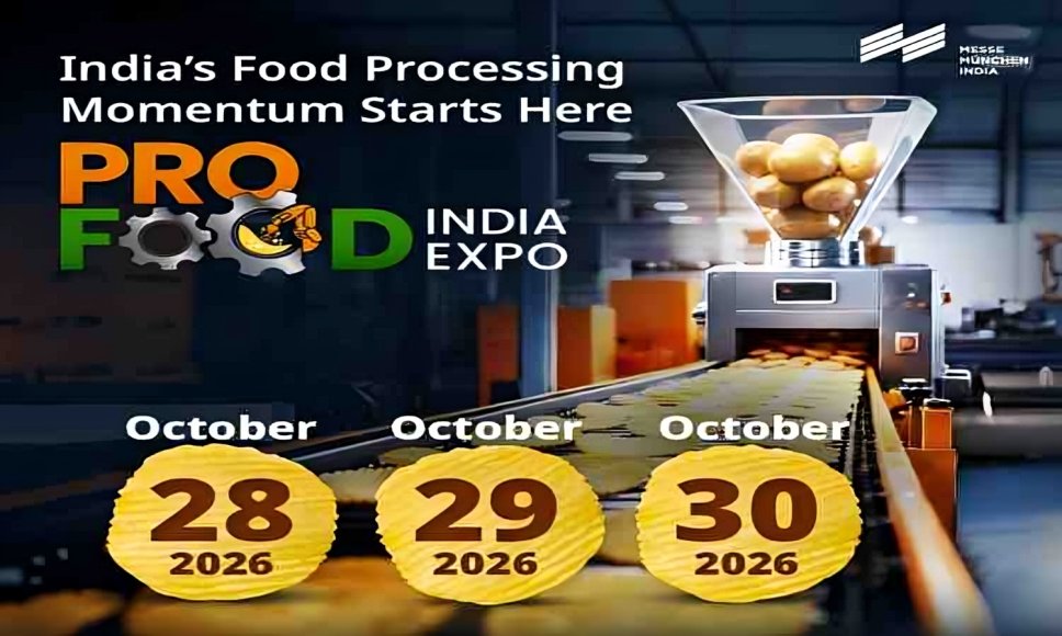 ProFood India Expo 2026, Bombay Convention & Exhibition Centre (BCEC), Mumbai, Maharashtra, India.