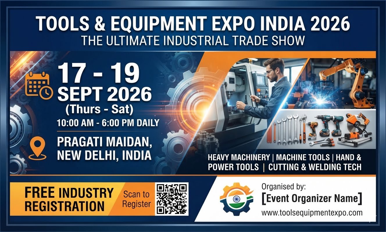Tools & Equipment Expo 2026 | Shaping India's Industrial
