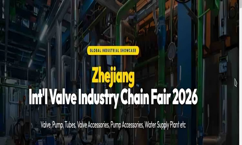 Zhejiang Int'l Valve Industry Chain Fair 2026 | Pumps & ...