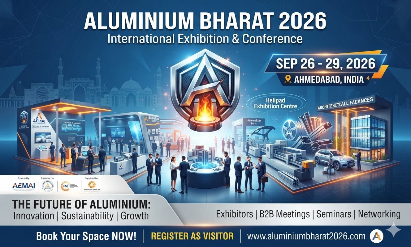 ALUMINIUM BHARAT-2026 Exhibition, at Gandhi Nagar