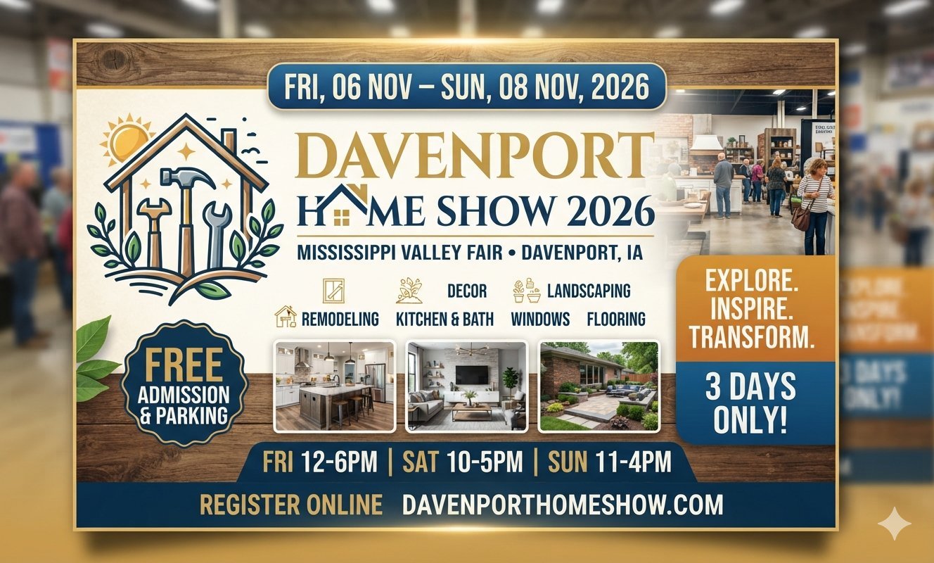 Official Davenport Iowa Home Expo | November 6-8, 2026