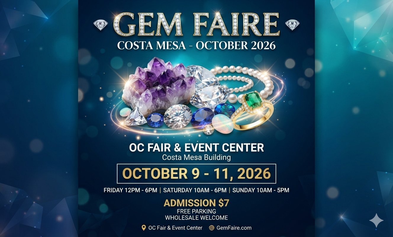 Gem Faire Costa Mesa, CA | Oct 9 to Oct 11, 2026