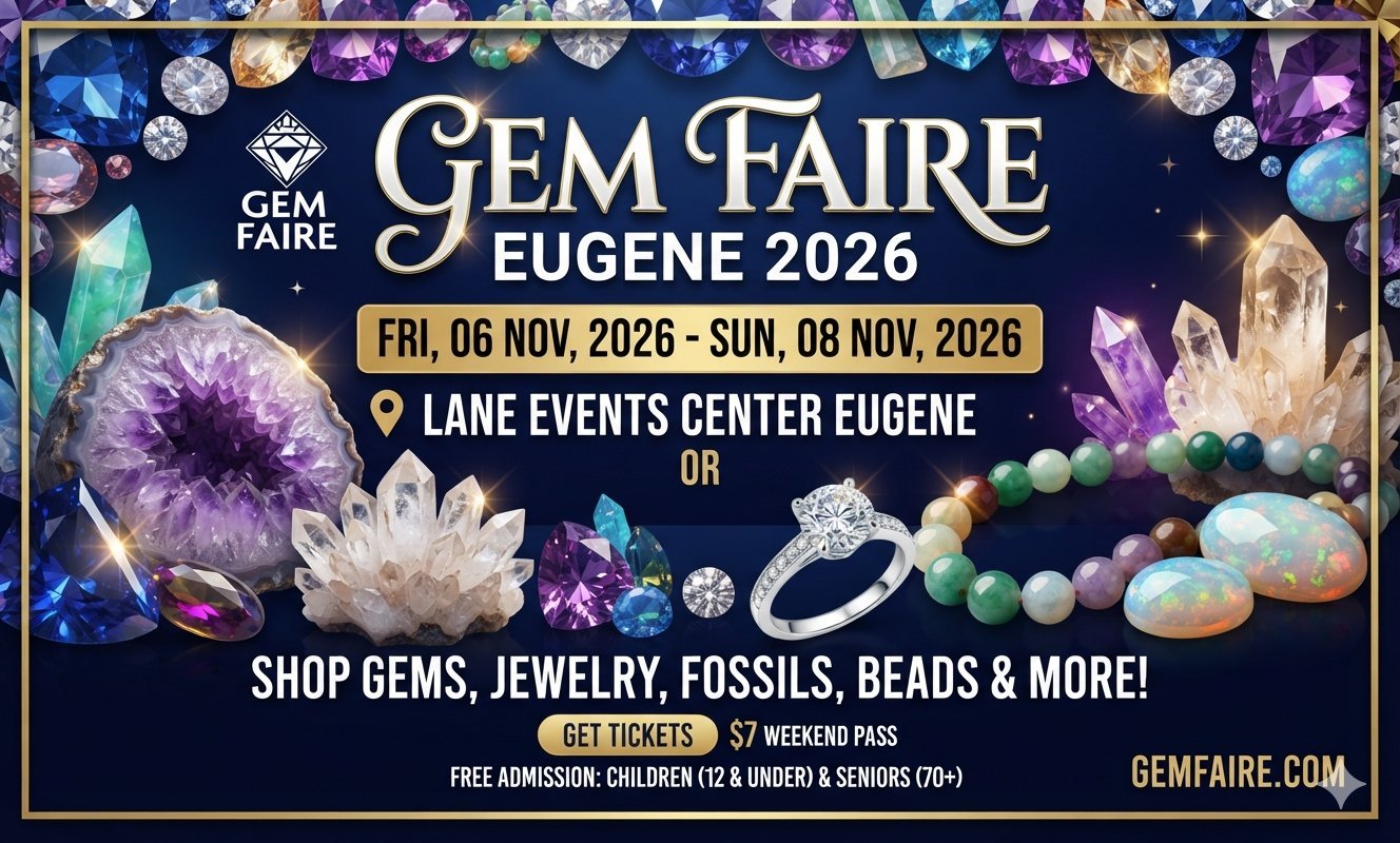 Gem Faire Eugene, OR | Nov 6 to Nov 8, 2026