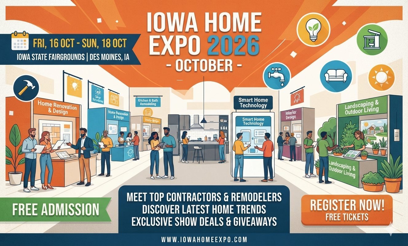 Official Iowa Home Expo - October 16-18, 2026