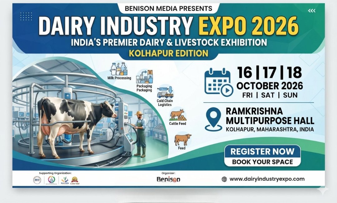 Dairy Industry Expo 2026 | Oct 16-18, Kolhapur