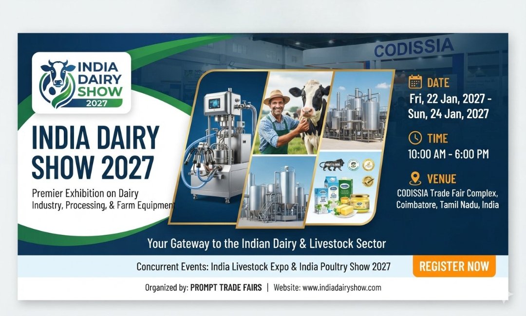 India Dairy Show 2027 | Premium Dairy Exhibition