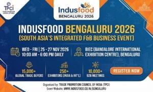 Indusfood Bengaluru 2026 | South India F&B Trade Show