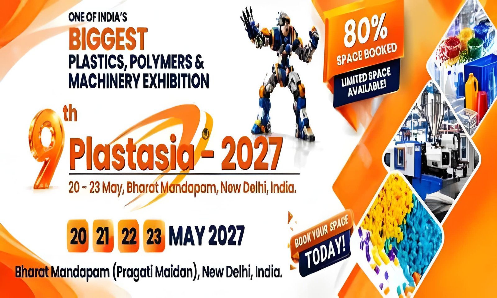 Web results PLASTASIA 2027 | 20–23 May 2027 | Bharat Mandapam, New ...