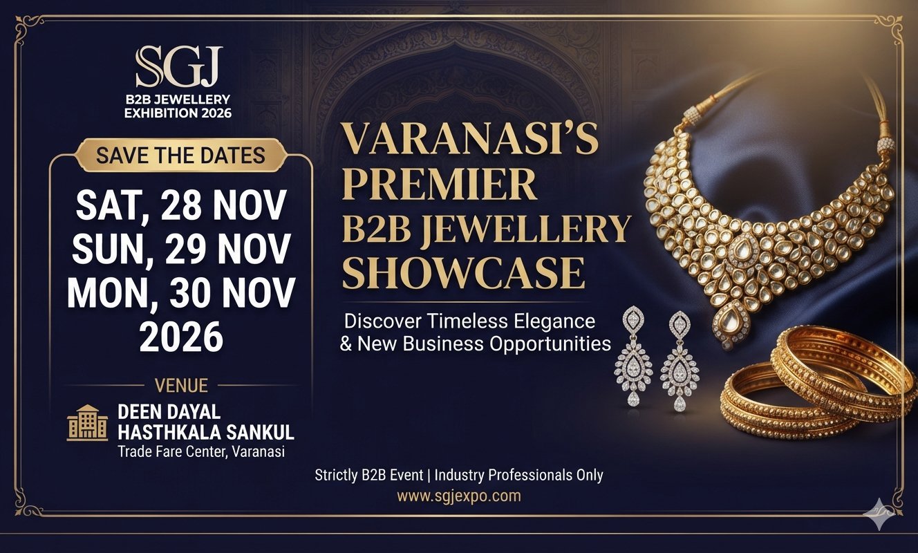 SGJ Expo B2B Jewellery Exhibition 2026 in Varanasi India