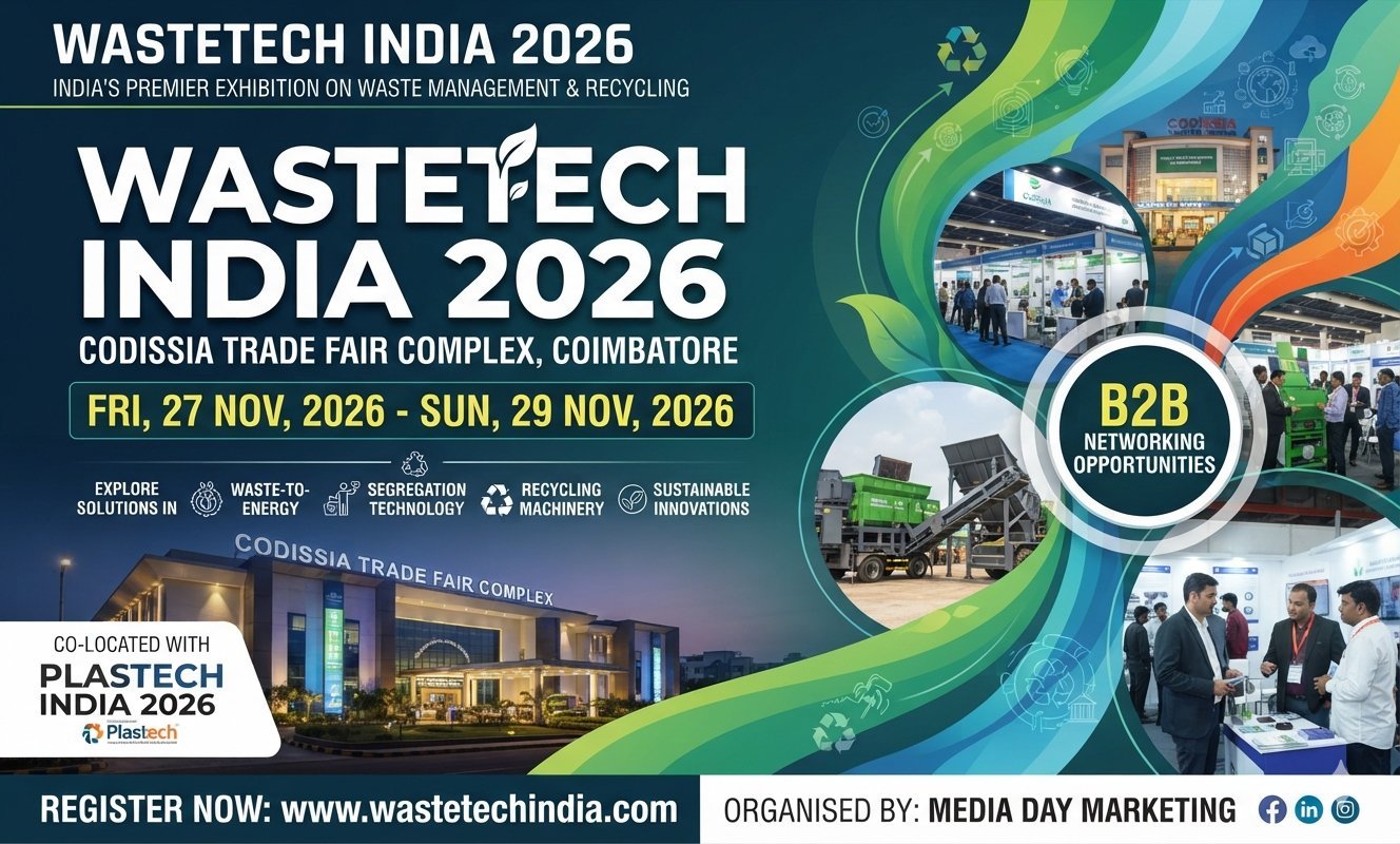 Wastetech India Expo – 27-28-29 Nov 2026, Codissia Trade ...