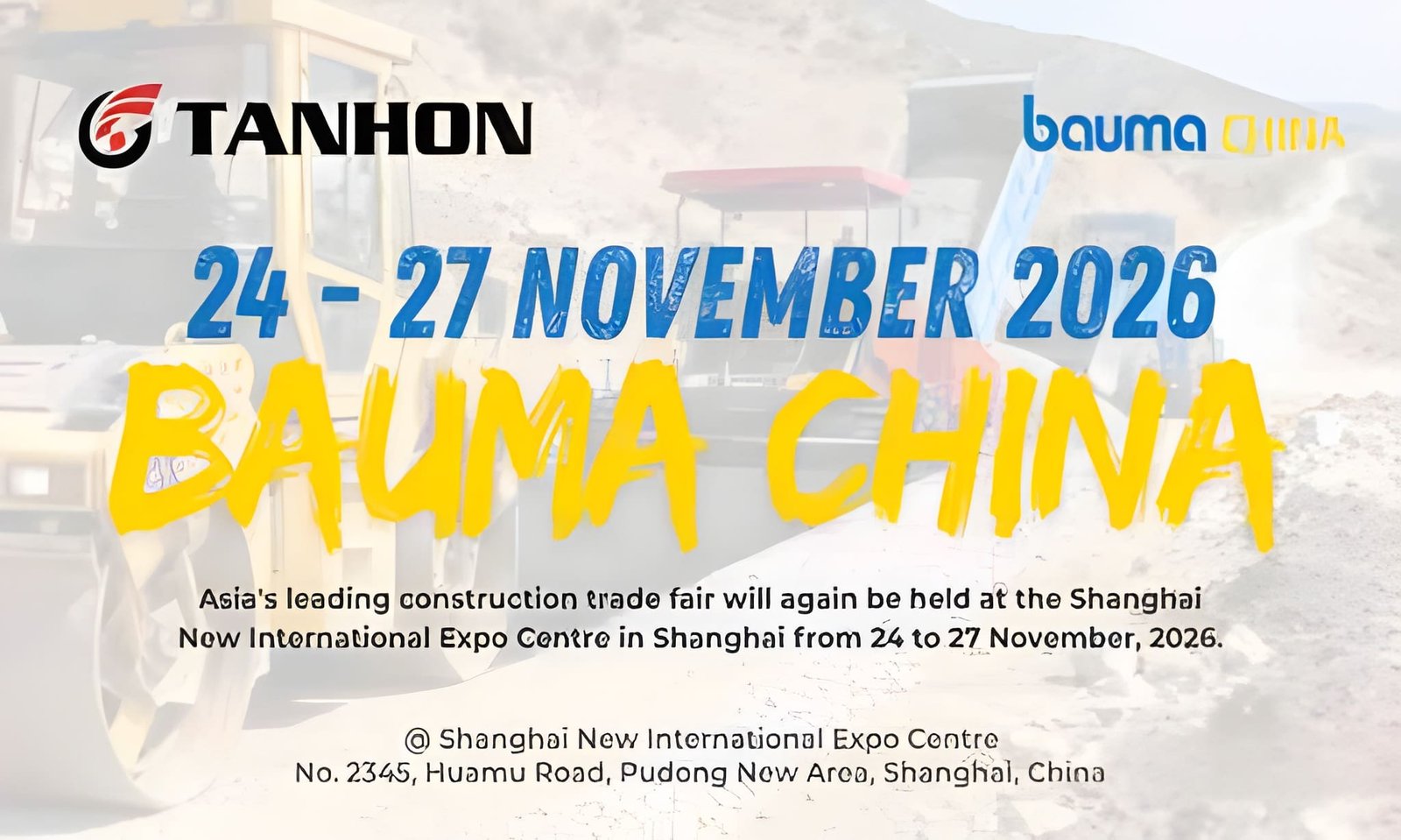 bauma CHINA | Our competence, your innovation.