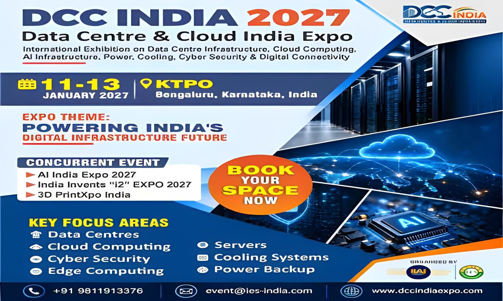 Web results DCC India Expo 2027 | Data Centre & Cloud Expo Bengaluru